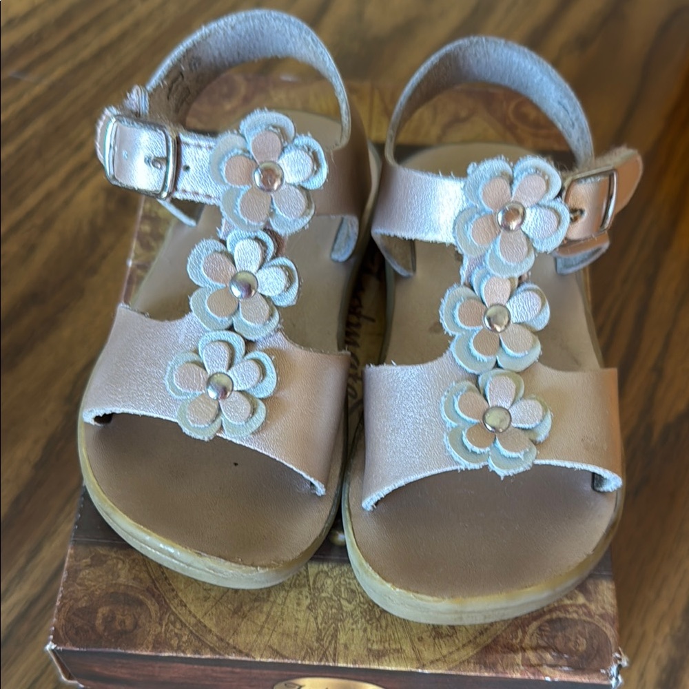 Footmates Jasmine Rose gold Sandals